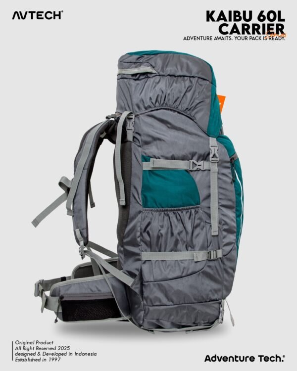 AVTECH - Tas Ransel Carrier Keril Gunung Backpack Hiking Camping Outdoor 60 Liter - KAIBU 60