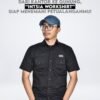 1 AVTECH - Kemeja Lengan Pendek Workshirt Tactical Formal Kerja Harian Casual Katun Twill - INTSIA