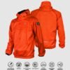 1 AVTECH - Jaket Windbreaker Waterproof Outdoor Gunung Camping Motor Harian Hujan - ANORAK BELATRIK