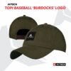 AVTECH - Topi Baseball Canvas Hat Caps Olahraga Outdoor Casual Lifestyle All Size - BURDOCKS LOGO