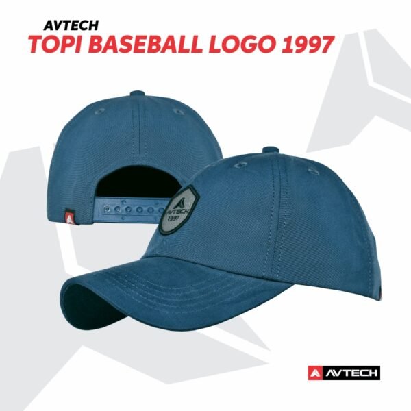 1 AVTECH - Topi Baseball Canvas Hat Caps Olahraga Outdoor Casual Lifestyle All Size - LOGO 1997