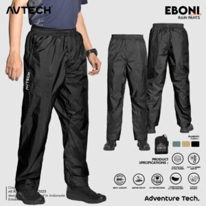 AVTECH - Celana Jas Hujan Rain Pants Ponco Waterproof Motor Outdoor All Size - EBONI