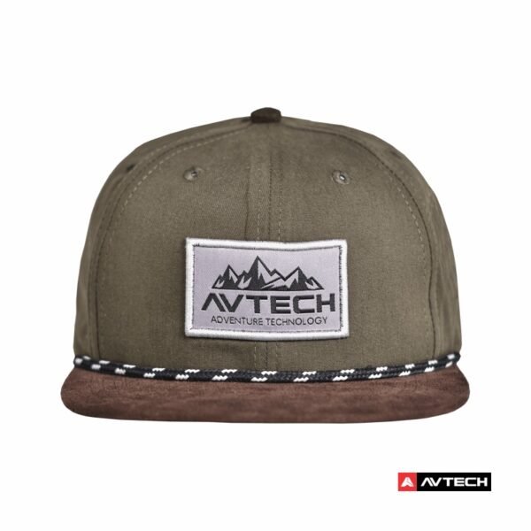 AVTECH - Topi Snapback Hat Caps Olahraga Outdoor Casual Lifestyle Bordir All Size - ROCK MOUNTAIN