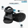 SANDAL GUNUNG BASALTO OBSIDIAN