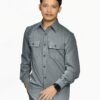 10 AVTECH - Kemeja Lengan Panjang Workshirt Formal Lapangan Kerja Quickdry Reguler Fit - PALMATA