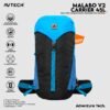 AVTECH - Tas Ransel Carrier Gunung Backpack Hiking Camping Outdoor Travel 45 Liter - MALABO 45