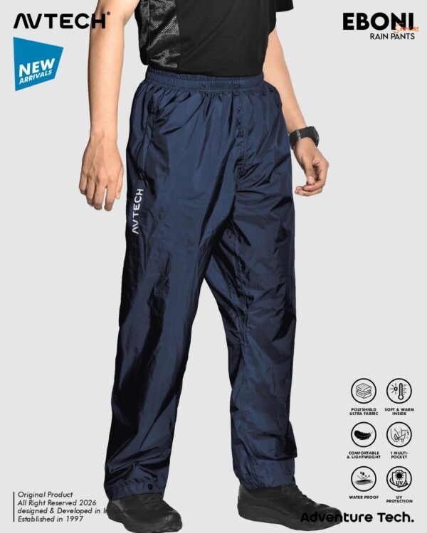 AVTECH - Celana Jas Hujan Rain Pants Ponco Waterproof Motor Outdoor All Size - EBONI