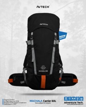 AVTECH - Tas Ransel Carrier Keril Gunung Backpack Hiking Camping Outdoor 60 Liter - MACHALA 60