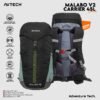 AVTECH - Tas Ransel Carrier Gunung Backpack Hiking Camping Outdoor Travel 45 Liter - MALABO 45