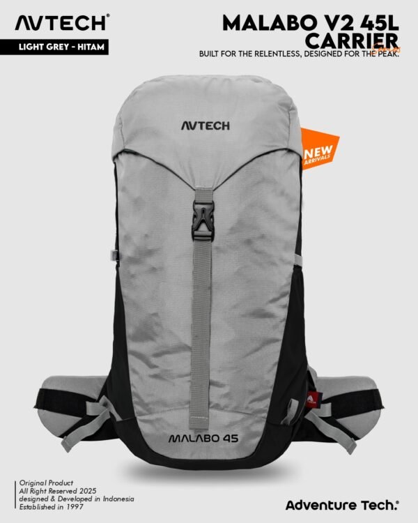 AVTECH - Tas Ransel Carrier Gunung Backpack Hiking Camping Outdoor Travel 45 Liter - MALABO 45