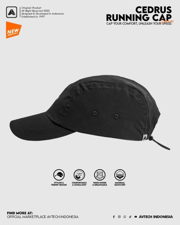 3 Cedrus Running Cap