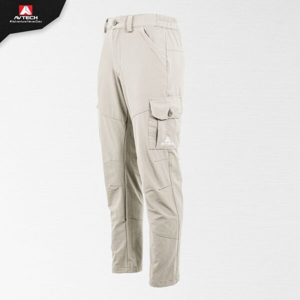 4 AVTECH - Celana Panjang Cargo Gunung Outdoor Hiking Travel Lifestyle Quick Dry Reguler Fit - NAVIS