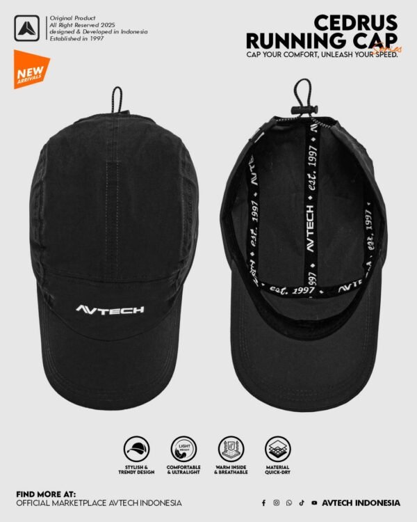 4 Cedrus Running Cap