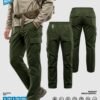 AVTECH - Celana Panjang Santai Cargo Relax Pants Gunung Outdoor Hiking Lifestyle Quick Dry - ARGENTA