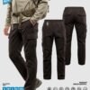AVTECH - Celana Panjang Santai Cargo Relax Pants Gunung Outdoor Hiking Lifestyle Quick Dry - ARGENTA