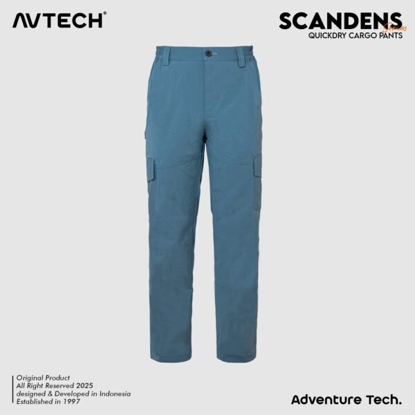 6 AVTECH - Celana Panjang Cargo Gunung Outdoor Kerja Lifestyle Quick Dry Reguler Fit - SCANDENS