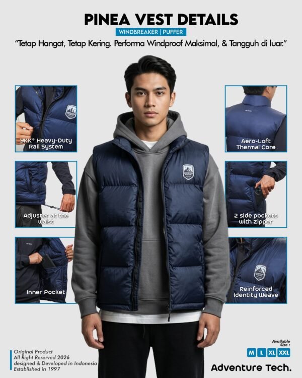 8 Vest Puffer Pinea