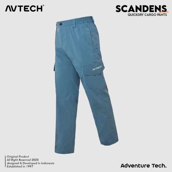 8 AVTECH - Celana Panjang Cargo Gunung Outdoor Kerja Lifestyle Quick Dry Reguler Fit - SCANDENS