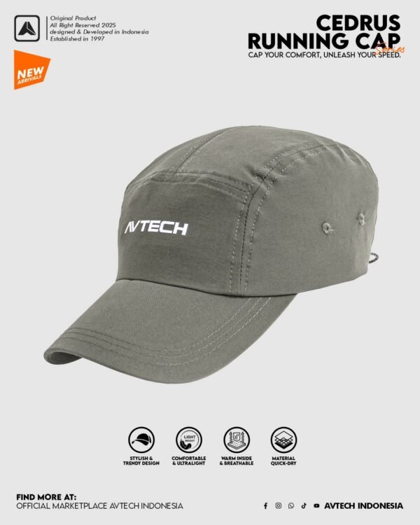 8 Cedrus Running Cap