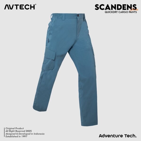 9 AVTECH - Celana Panjang Cargo Gunung Outdoor Kerja Lifestyle Quick Dry Reguler Fit - SCANDENS