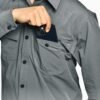 9 AVTECH - Kemeja Lengan Panjang Workshirt Formal Lapangan Kerja Quickdry Reguler Fit - PALMATA