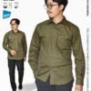 CAMPHORA1 AVTECH - Kemeja Lengan Panjang Workshirt Tactical Formal Kerja Katun Twill Reguler Fit - CAMPHORA