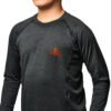 AVTECH - Baselayer Baju Kaos Manset Long Sleeve Olahraga Lari Hiking Slim Fit Dry Fit - SANTALUM