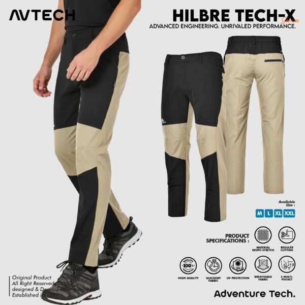 AVTECH - Pants Celana Panjang Gunung Outdoor Hiking Travel Lifestyle Quick Dry Reguler Fit - HILBRE