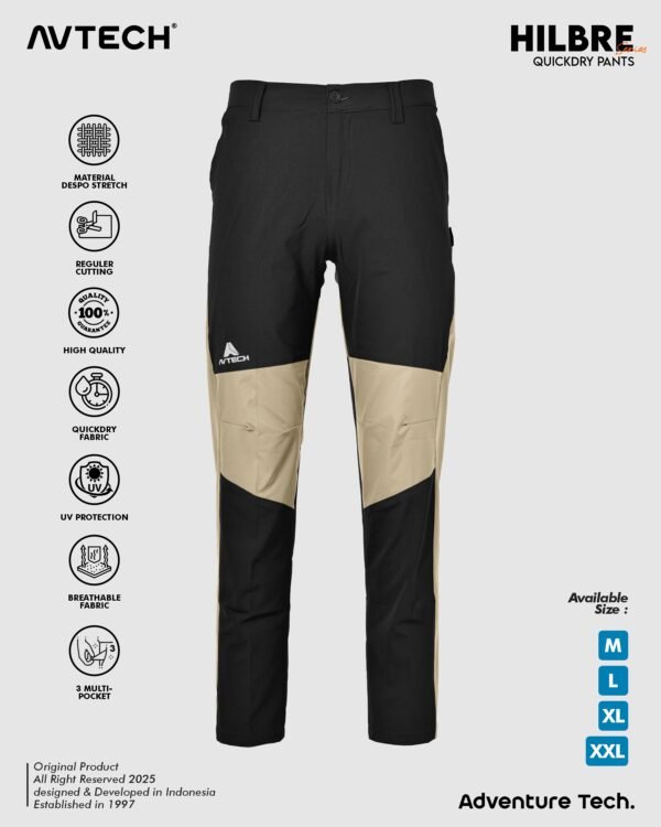 AVTECH - Pants Celana Panjang Gunung Outdoor Hiking Travel Lifestyle Quick Dry Reguler Fit - HILBRE