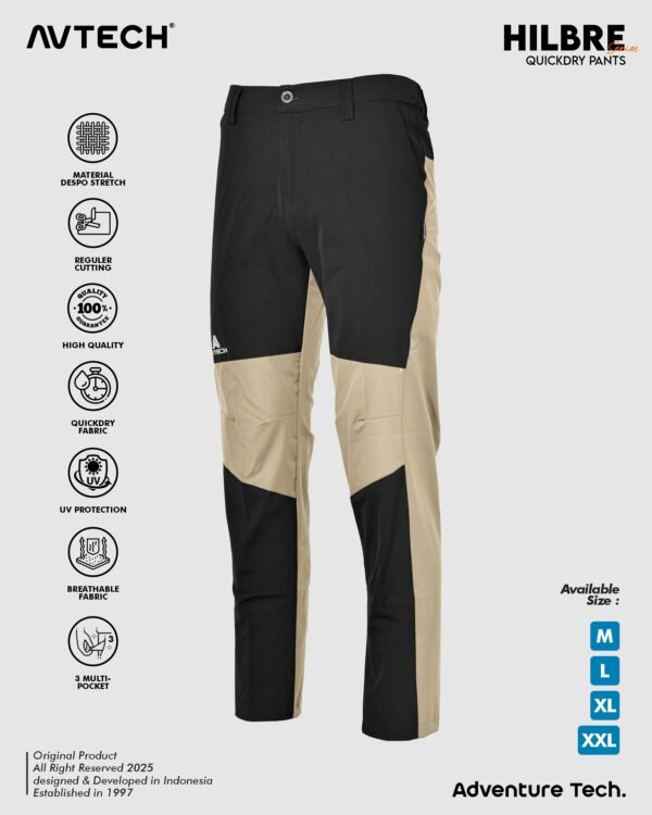 AVTECH - Pants Celana Panjang Gunung Outdoor Hiking Travel Lifestyle Quick Dry Reguler Fit - HILBRE