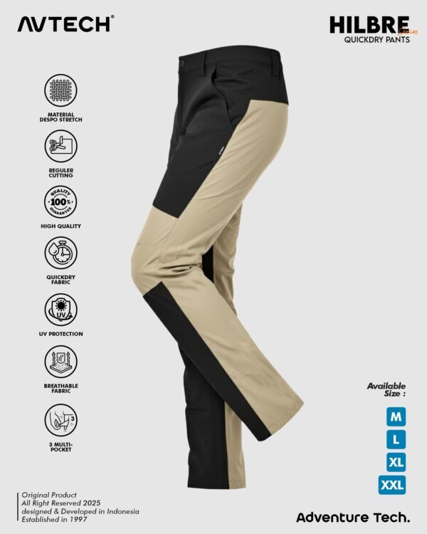 AVTECH - Pants Celana Panjang Gunung Outdoor Hiking Travel Lifestyle Quick Dry Reguler Fit - HILBRE