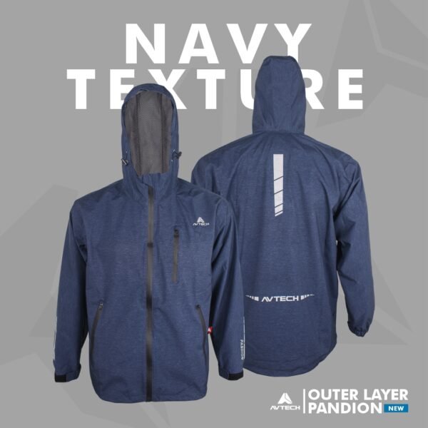 PONDION 3 AVTECH - Jaket Windbreaker Water Repellent Outdoor Hiking Gunung Motor Harian Hujan - PANDION