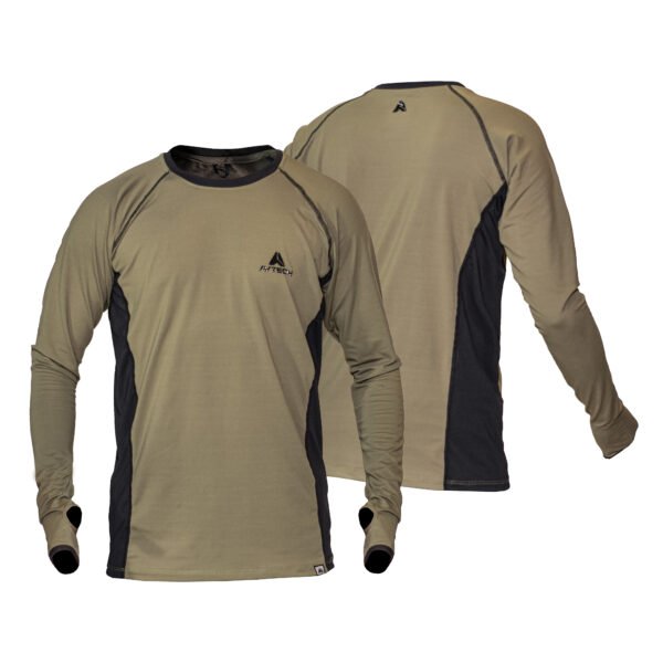 AVTECH - Baselayer Baju Kaos Manset Long Sleeve Olahraga Lari Hiking Slim Fit Dry Fit - COLWOOD