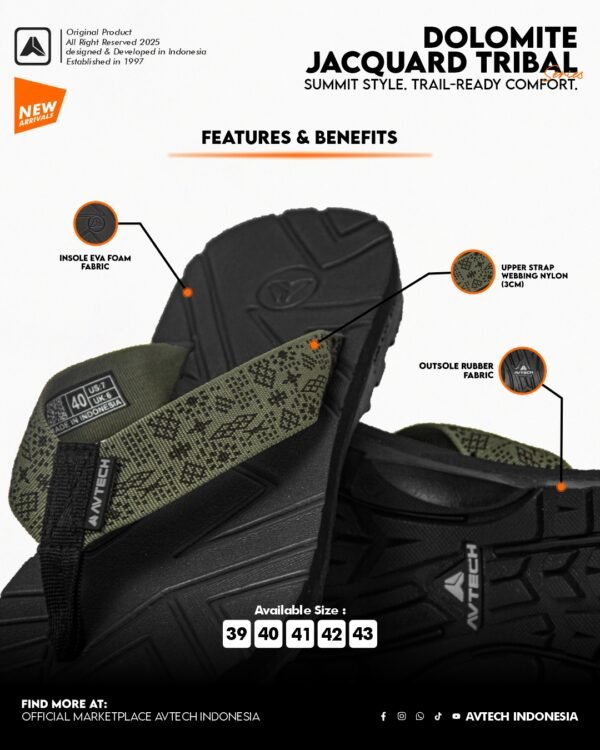 jacquard 6 DOLOMITE JACQUARD TRIBAL