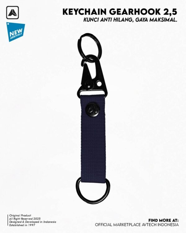 AVTECH - Gantungan Kunci Tactical Key Holder Outdoor - KEYCHAIN GEARHOOK 2.5