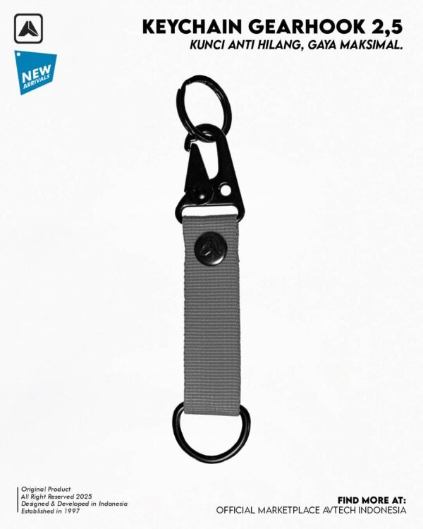 AVTECH - Gantungan Kunci Tactical Key Holder Outdoor - KEYCHAIN GEARHOOK 2.5