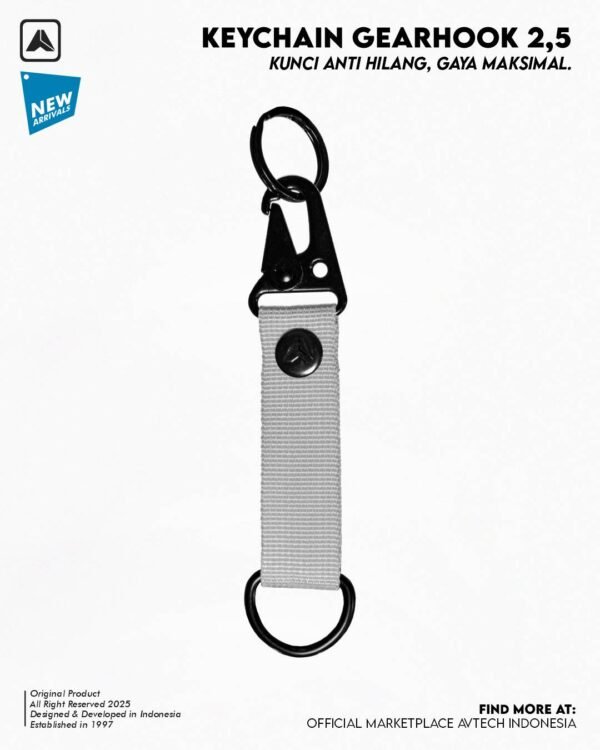 AVTECH - Gantungan Kunci Tactical Key Holder Outdoor - KEYCHAIN GEARHOOK 2.5