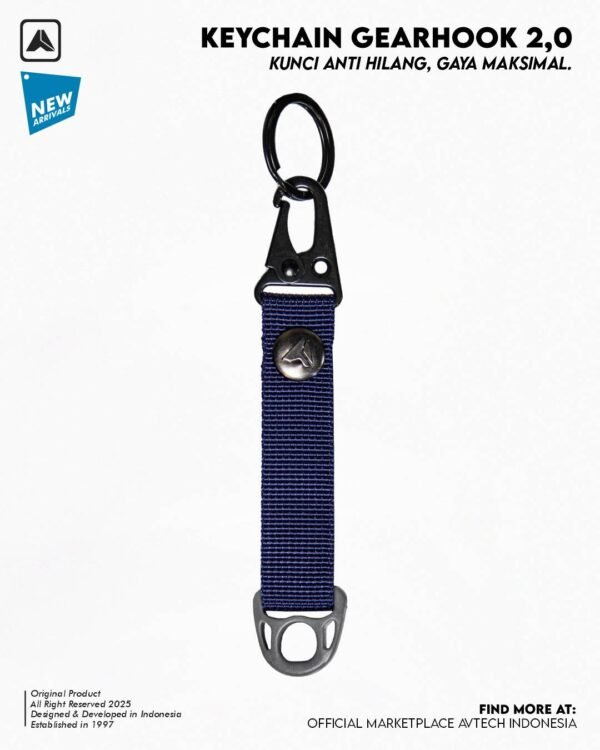 AVTECH - Gantungan Kunci Tactical - Key Holder Outdoor - KEYCHAIN GEARHOOK 2.0