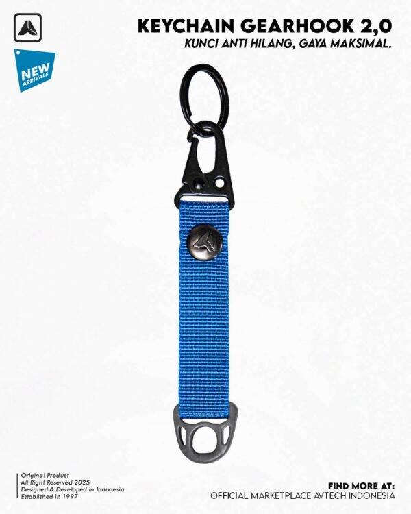 AVTECH - Gantungan Kunci Tactical - Key Holder Outdoor - KEYCHAIN GEARHOOK 2.0