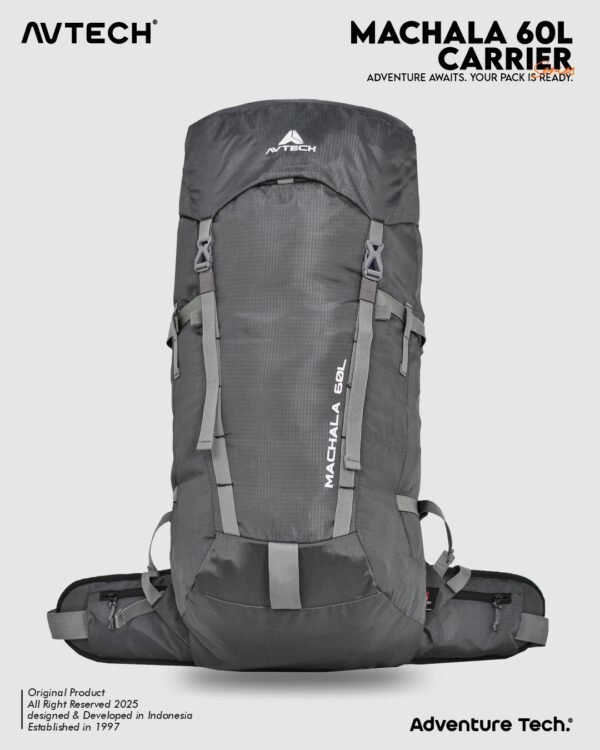 machala 2 AVTECH - Tas Ransel Carrier Keril Gunung Backpack Hiking Camping Outdoor 60 Liter - MACHALA 60