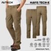 AVTECH - Celana Panjang Cargo Gunung Outdoor Hiking Travel Lifestyle Quick Dry Reguler Fit - NAVIS