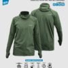AVTECH - Baselayer Pria Wanita Lengan Panjang Olahraga Outdoor Dry Fit Face Covering Hoodie - ALTIS