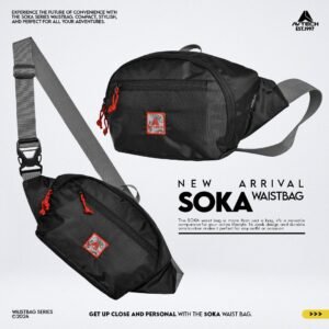 AVTECH - Tas Selempang Pinggang Waist Bag Harian Hiking Outdoor Travel Lifestyle - SOKA