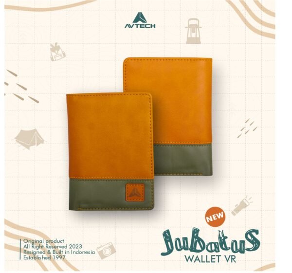 AVTECH - Dompet Lipat Pria Potrait Wallet Lifestyle Harian - JUBATUS