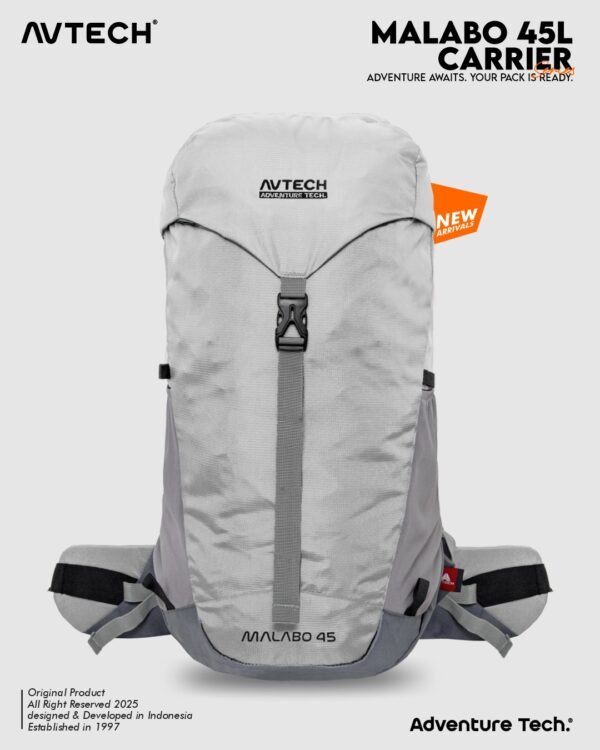 AVTECH - Tas Ransel Carrier Gunung Backpack Hiking Camping Outdoor Travel 45 Liter - MALABO 45