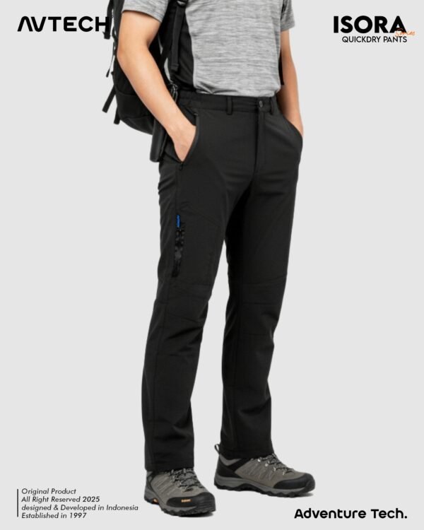 AVTECH - Celana Panjang Pria Wanita Gunung Outdoor Travel Lifestyle Quick Dry Slim Fit - ISORA