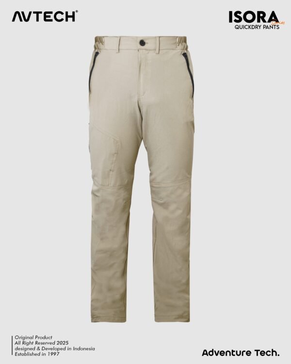 AVTECH - Celana Panjang Pria Wanita Gunung Outdoor Travel Lifestyle Quick Dry Slim Fit - ISORA