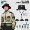 AVTECH - Topi Rimba Outdoor Adventure Hiking Quickdry Unisex Dewasa All Size - TOPI RIMBA CIRCLE OUTDOOR