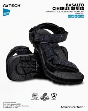 AVTECH - Sandal Gunung Hiking Outdoor Adventure Trekking Travel Harian - BASALTO CINERUS SERIES