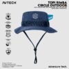 AVTECH - Topi Rimba Outdoor Adventure Hiking Quickdry Unisex Dewasa All Size - TOPI RIMBA CIRCLE OUTDOOR